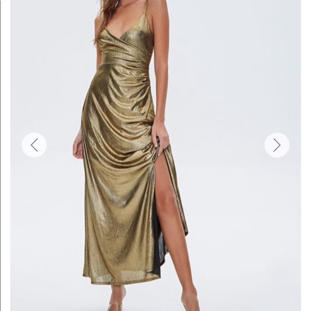 Golden Long Dress